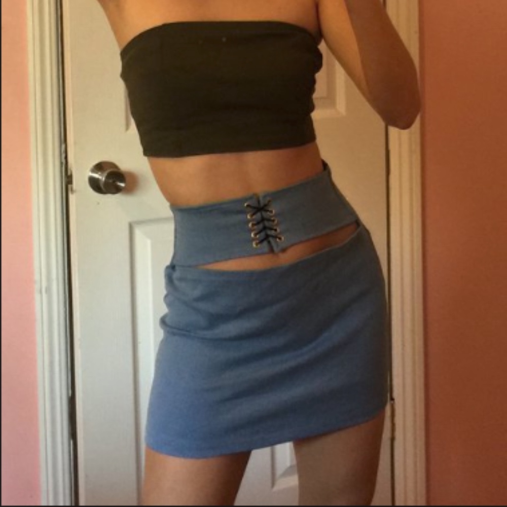Matte Brand Denim Skirt